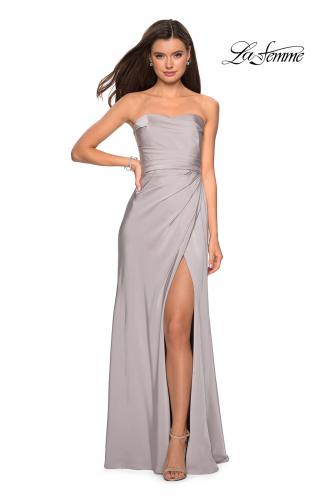 ruched formal gowns