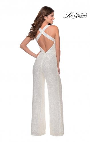 white glitter jumpsuit