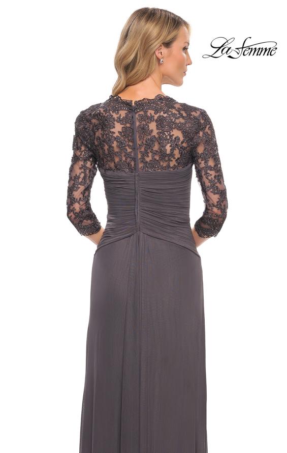 Picture of: Jersey Gown with Knot Detail and Lace Sleeves, Style: 23244, Detail Picture 10