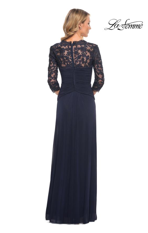 Picture of: Jersey Gown with Knot Detail and Lace Sleeves, Style: 23244, Detail Picture 8