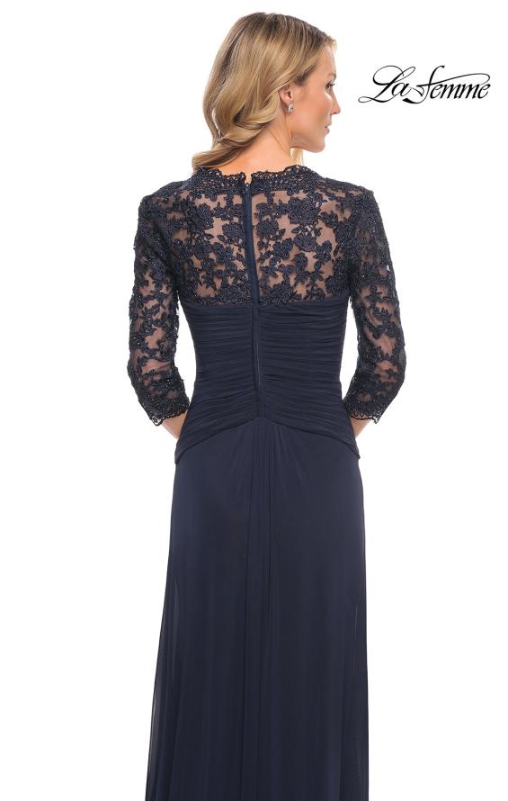 Picture of: Jersey Gown with Knot Detail and Lace Sleeves, Style: 23244, Detail Picture 12