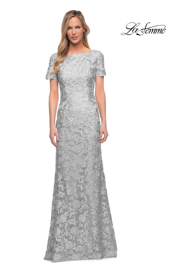 Picture of: Beautiful Lace Mother of the Bride Dress with Short Sleeves, Style: 29161, Detail Picture 5