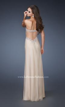 Picture of: Sweetheart Neckline Chiffon Prom Dress with Beading in Nude, Style: 18542, Main Picture