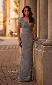 Picture of: Lace Off The Shoulder Cap Sleeve Evening Dress, Style: 27982, Main Picture